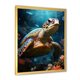 Whimsical Ocean Explorer - Turtle Wall Decor