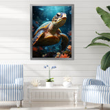Whimsical Ocean Explorer - Turtle Wall Decor