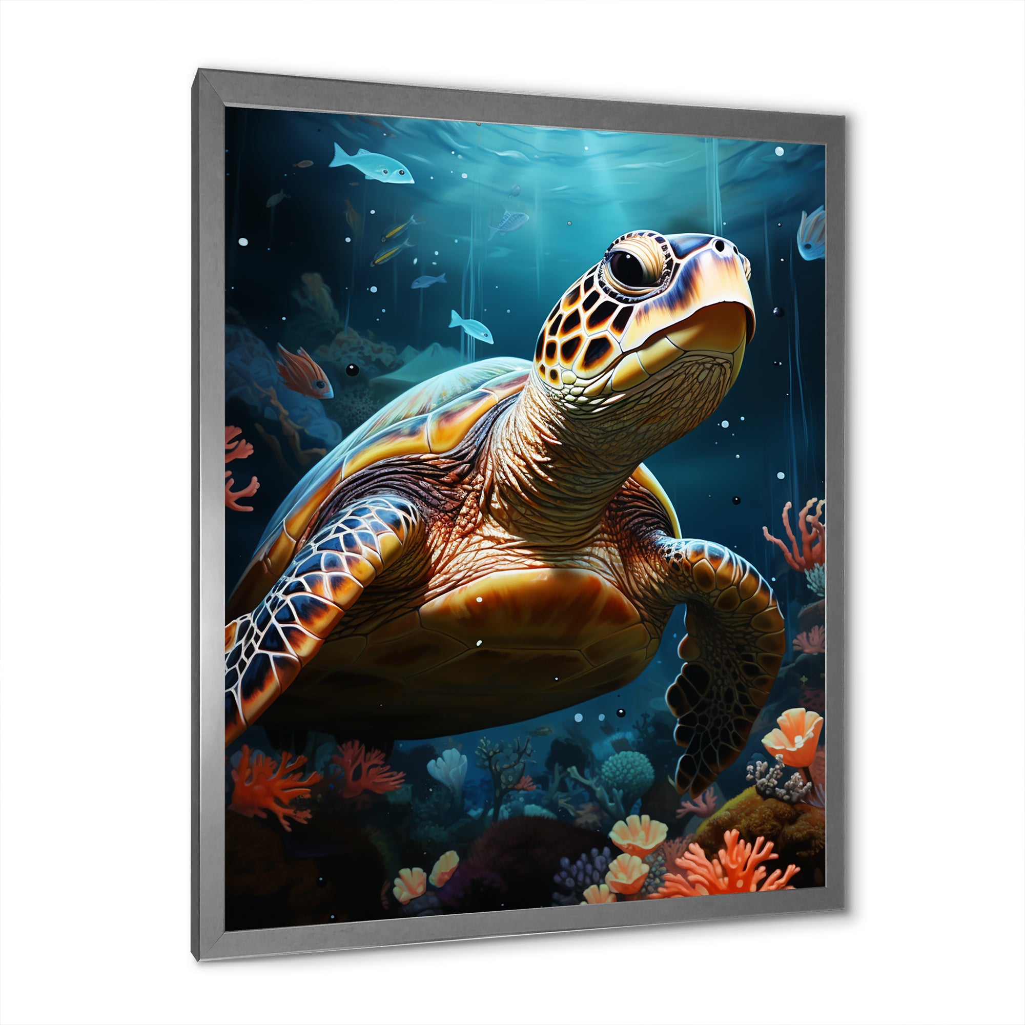 Whimsical Ocean Explorer - Turtle Wall Decor