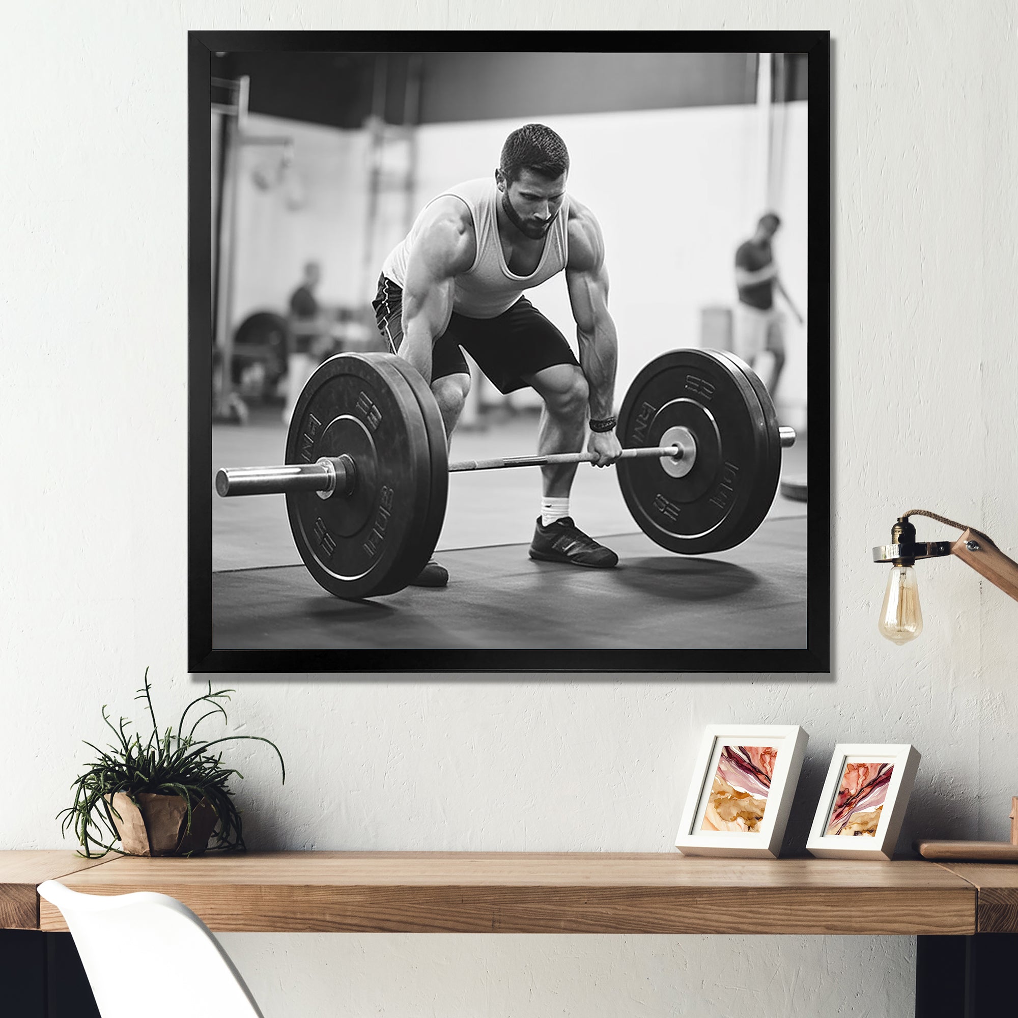 Weightlifting - Weightlifting Canvas Wall Art
