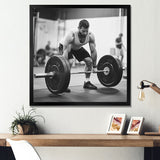 Weightlifting - Weightlifting Canvas Wall Art