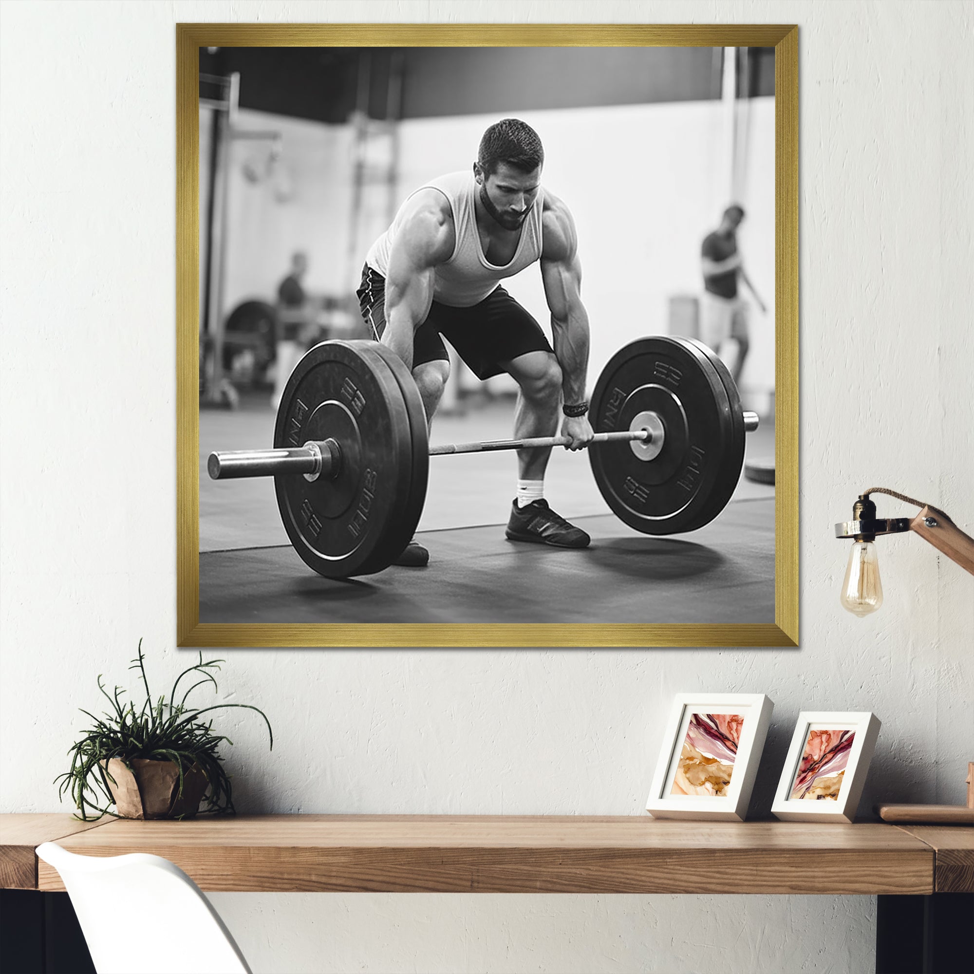 Weightlifting - Weightlifting Canvas Wall Art