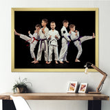 Karate Kids - Martial Arts Canvas Wall Art