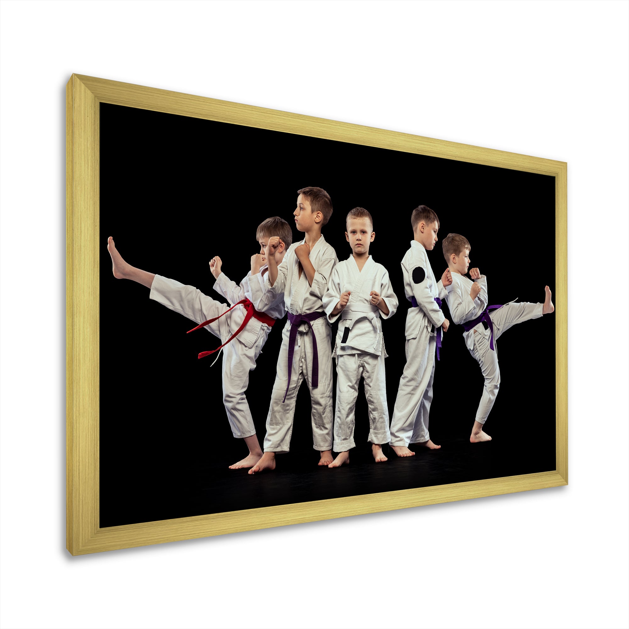 Karate Kids - Martial Arts Canvas Wall Art