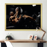 Gym Body In Action - Aerobic & Bodybuilding Canvas Wall Art