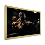 Gym Body In Action - Aerobic & Bodybuilding Canvas Wall Art