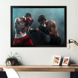 Two Professional Boxer Boxing - Sport Boxer Canvas Wall Art
