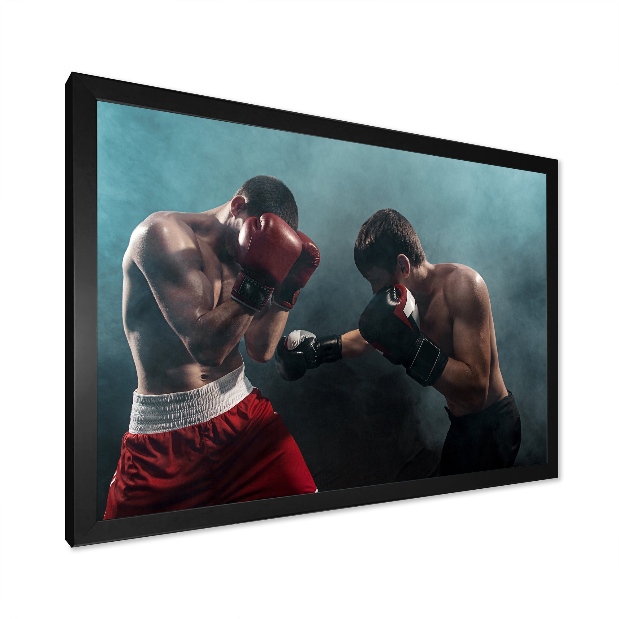 Two Professional Boxer Boxing - Sport Boxer Canvas Wall Art