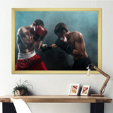 Two Professional Boxer Boxing - Sport Boxer Canvas Wall Art