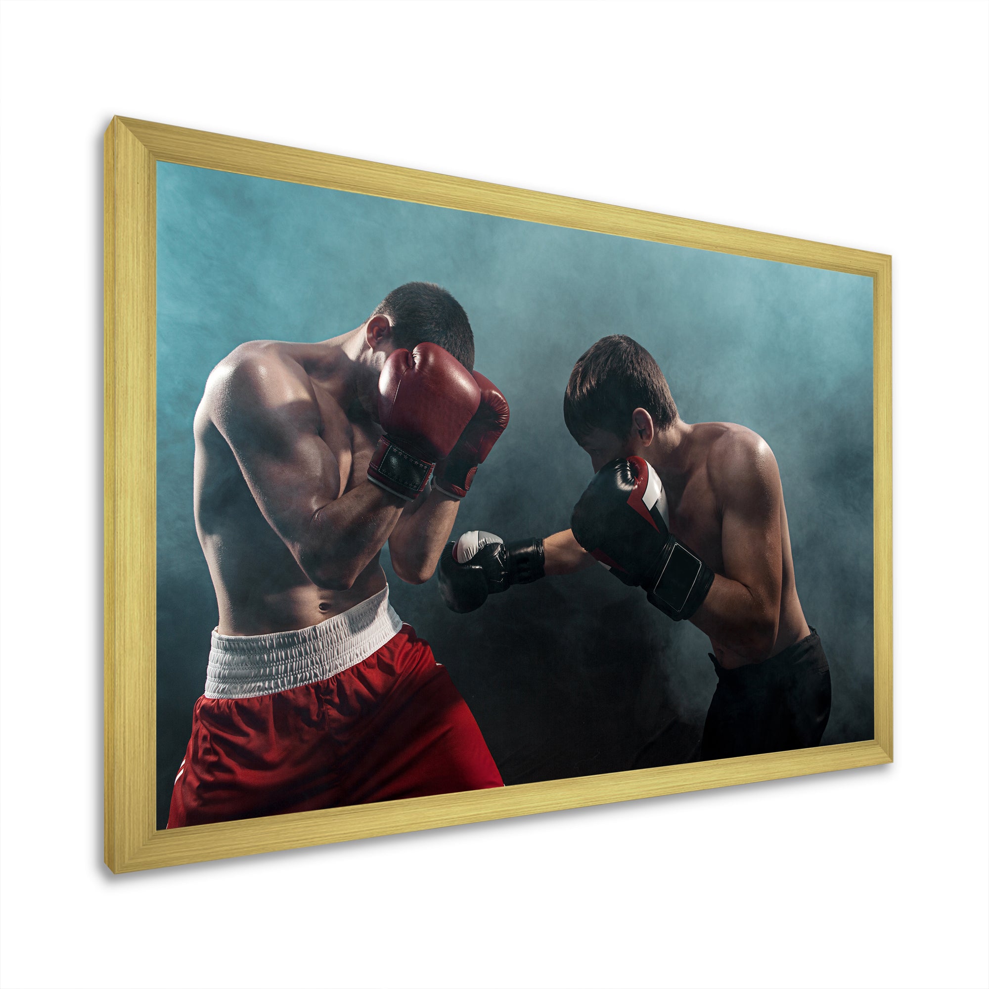 Two Professional Boxer Boxing - Sport Boxer Canvas Wall Art