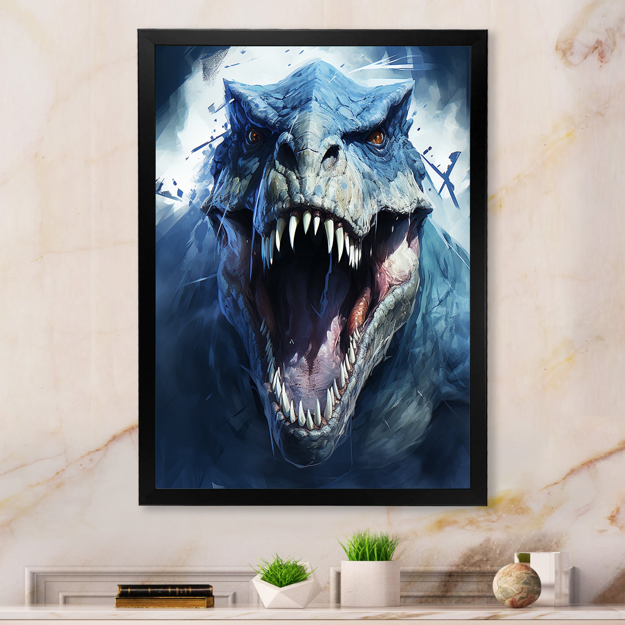 Gothic Dino Giants Trex - Dinosaur Wall Decor