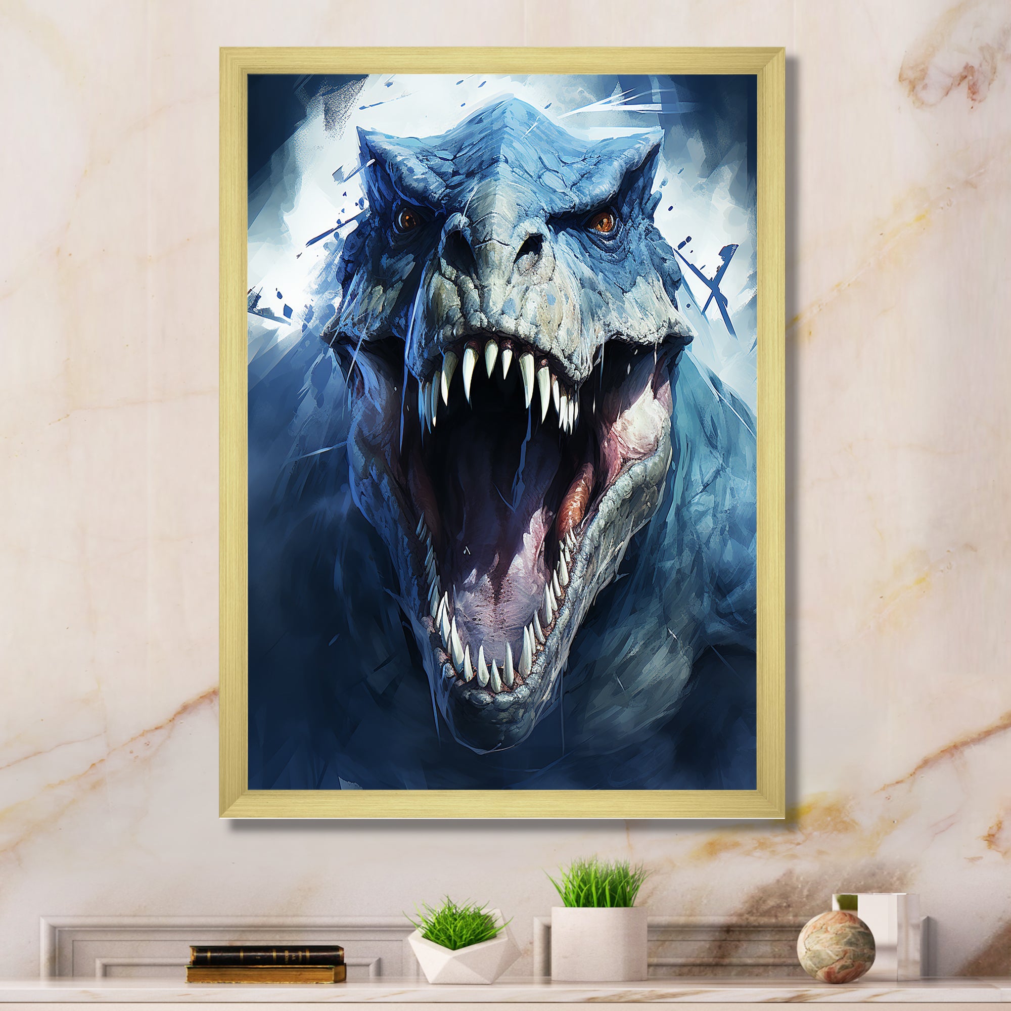 Gothic Dino Giants Trex - Dinosaur Wall Decor