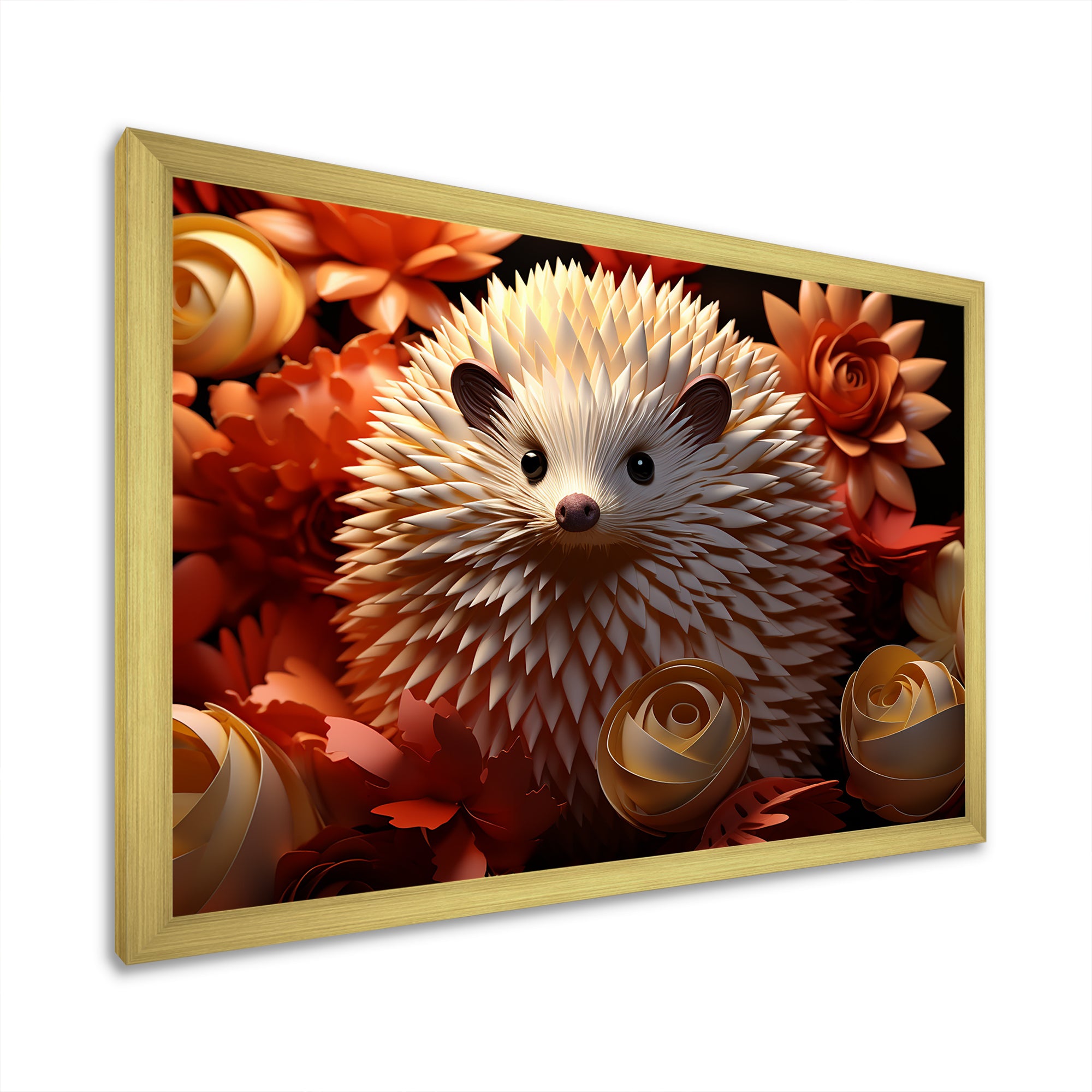 Other Animals white floral Hedgerow Friends - Forest Animals Wall Art Prints