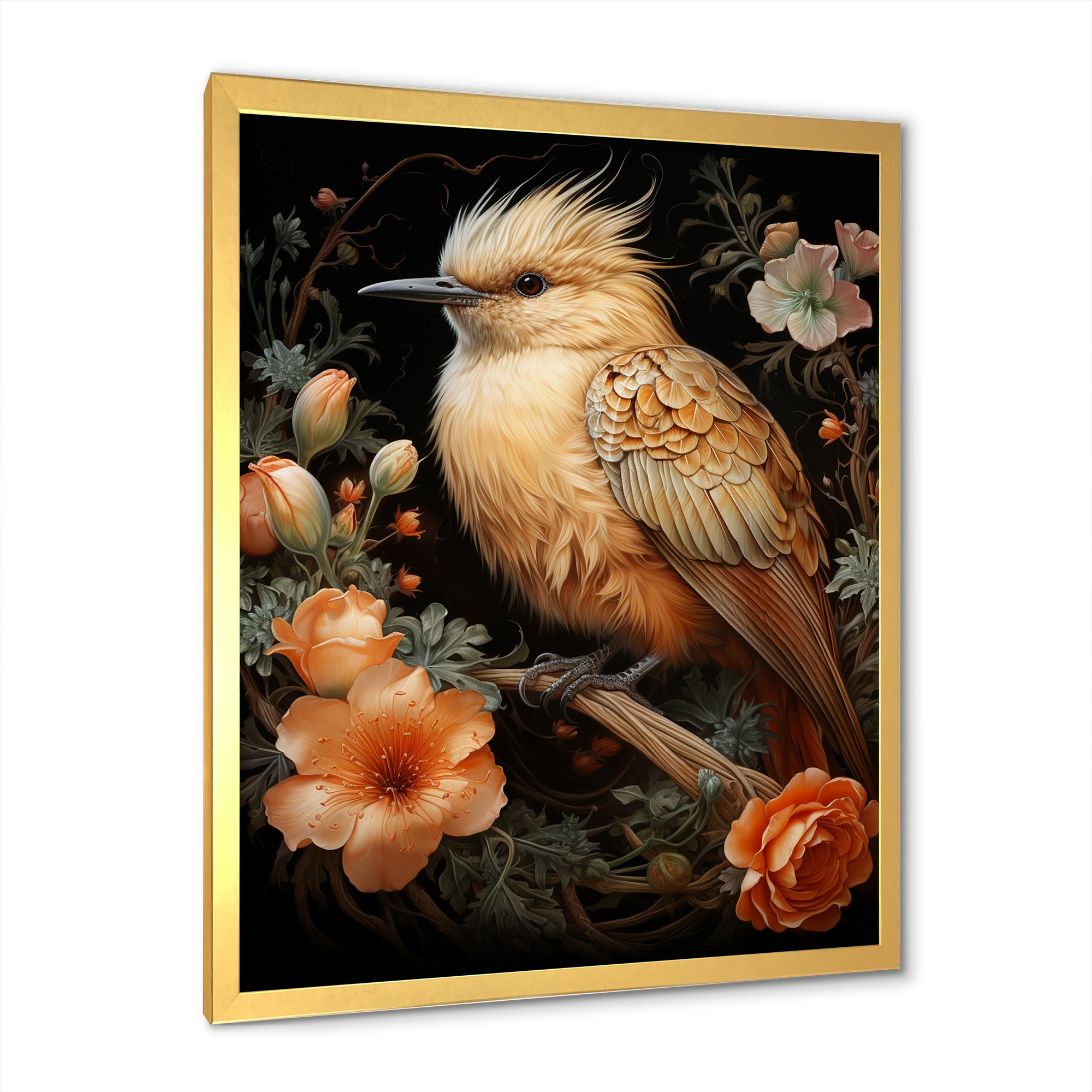 Springtime bird blooms - Bird Wall Art Prints