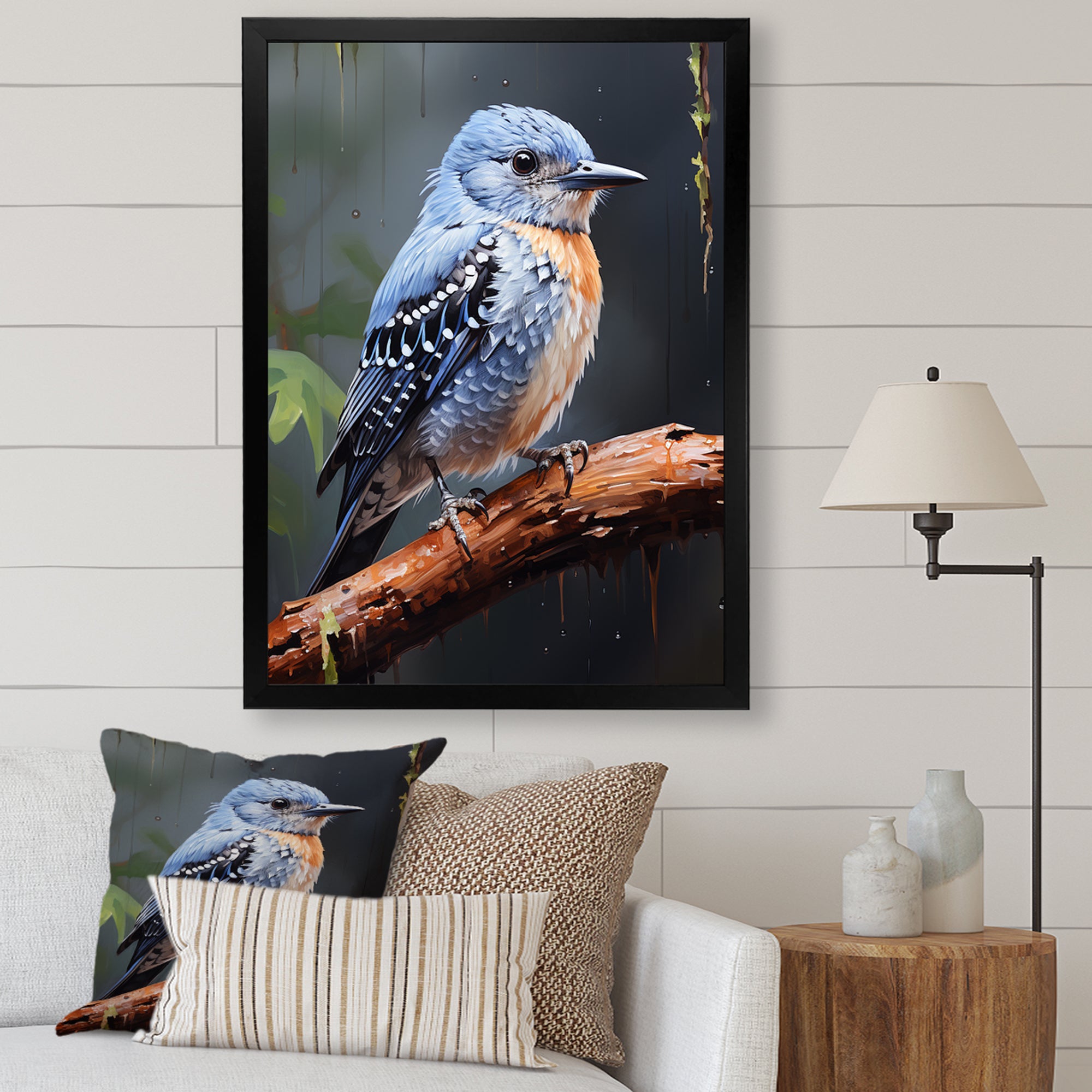 Dusk Plummet bird - Bird Wall Art Prints