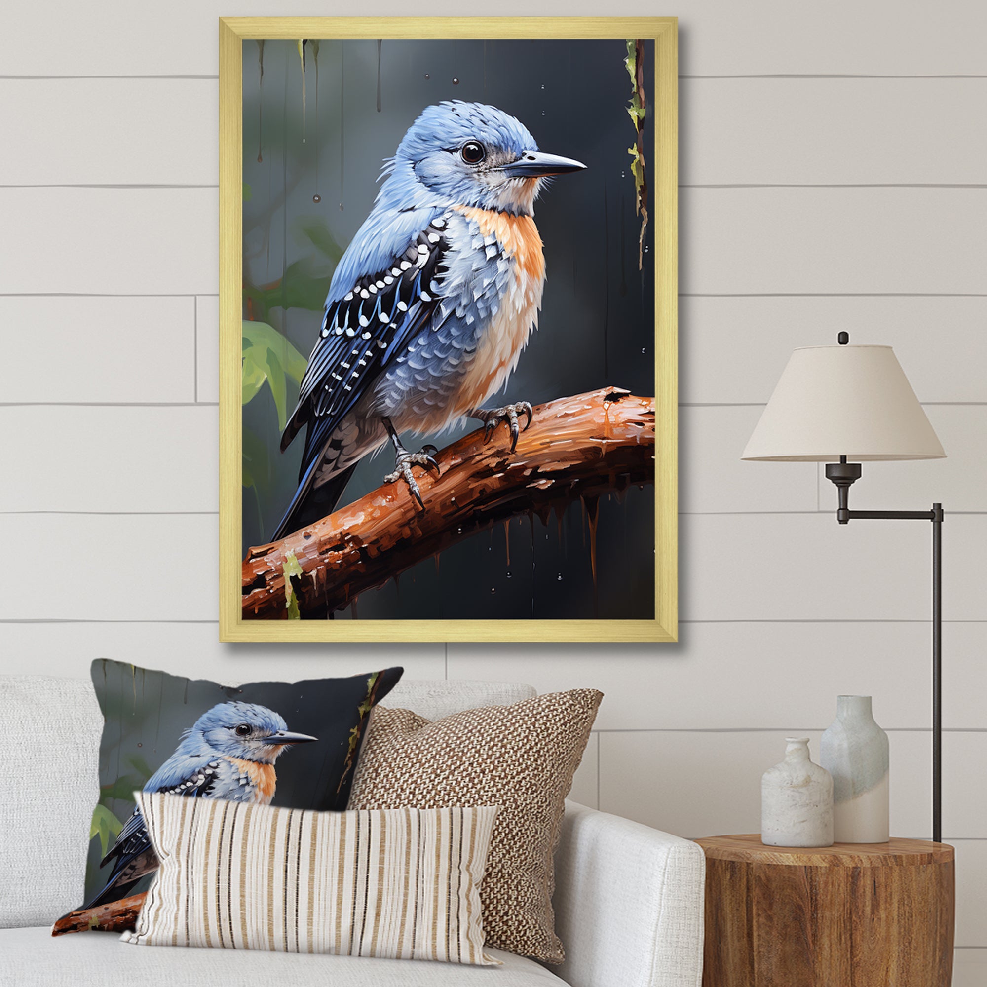 Dusk Plummet bird - Bird Wall Art Prints