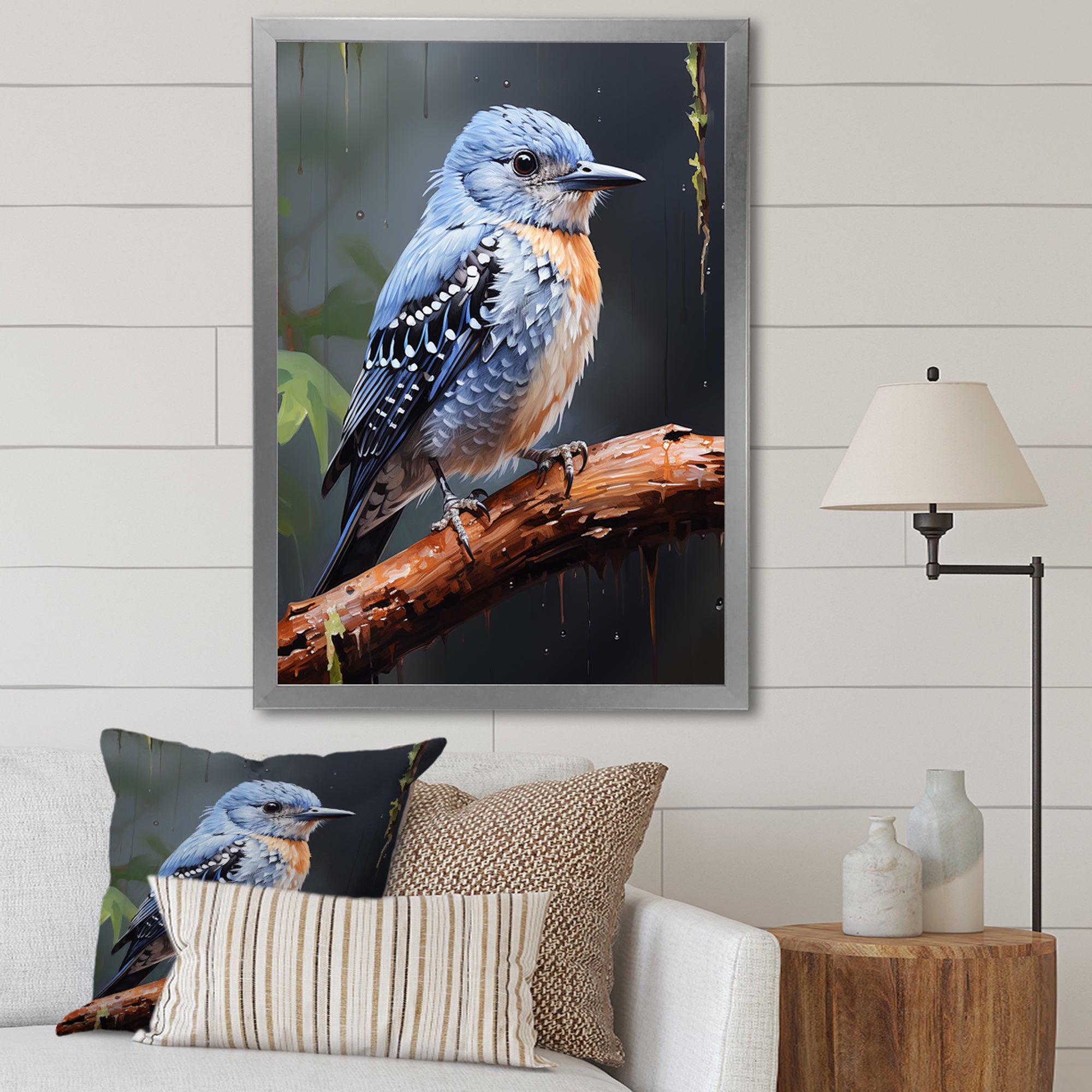 Dusk Plummet bird - Bird Wall Art Prints