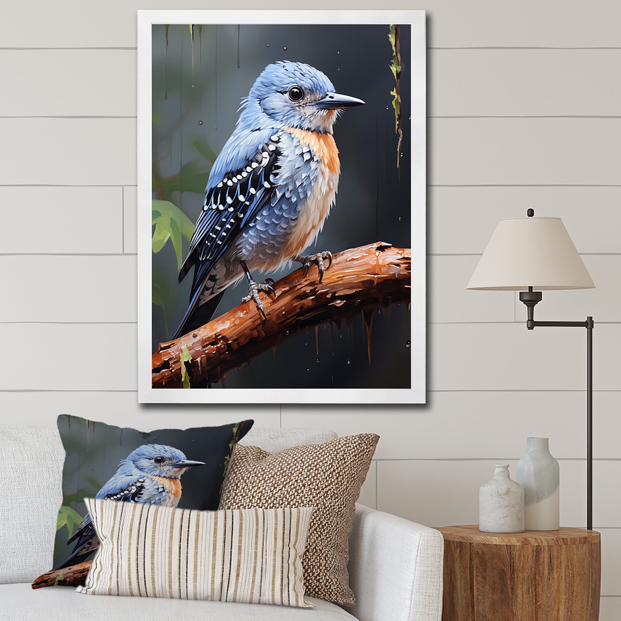 Dusk Plummet bird - Bird Wall Art Prints