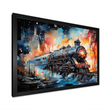 Train Starship Voyage back to the future I - Train Canvas Wall Art