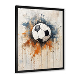 World Cup Beige Soccer Ball - Soccer Canvas Wall Art