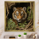 Brown jungle Tiger portrait - Tiger Wall Decor