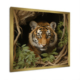 Brown jungle Tiger portrait - Tiger Wall Decor