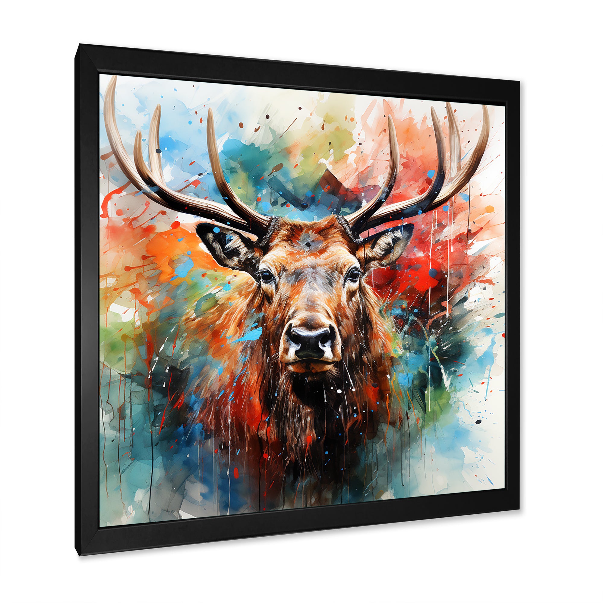 Majestic Moose Wonderland - Deer Canvas Wall Art