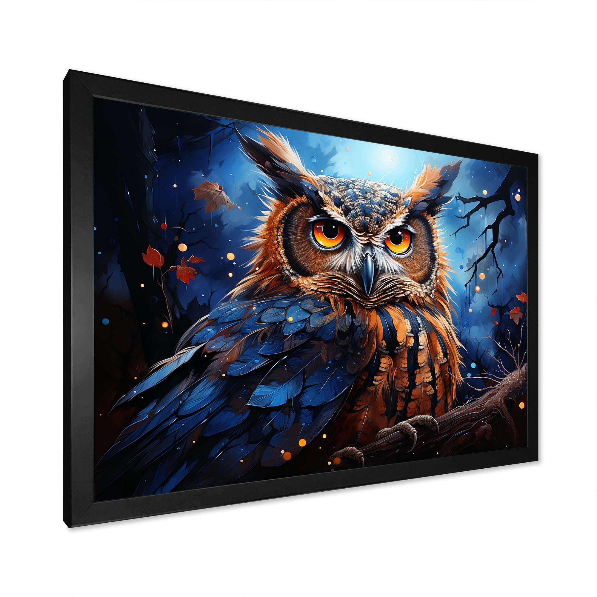Mystic Owl in the moonlight - Owl Wall Art Prints