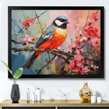 Blue bird floral tree harmony - Blue Bird Wall Art