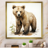 Cuddly grizzly bear cub - Brown Bear Wall Art
