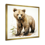 Cuddly grizzly bear cub - Brown Bear Wall Art