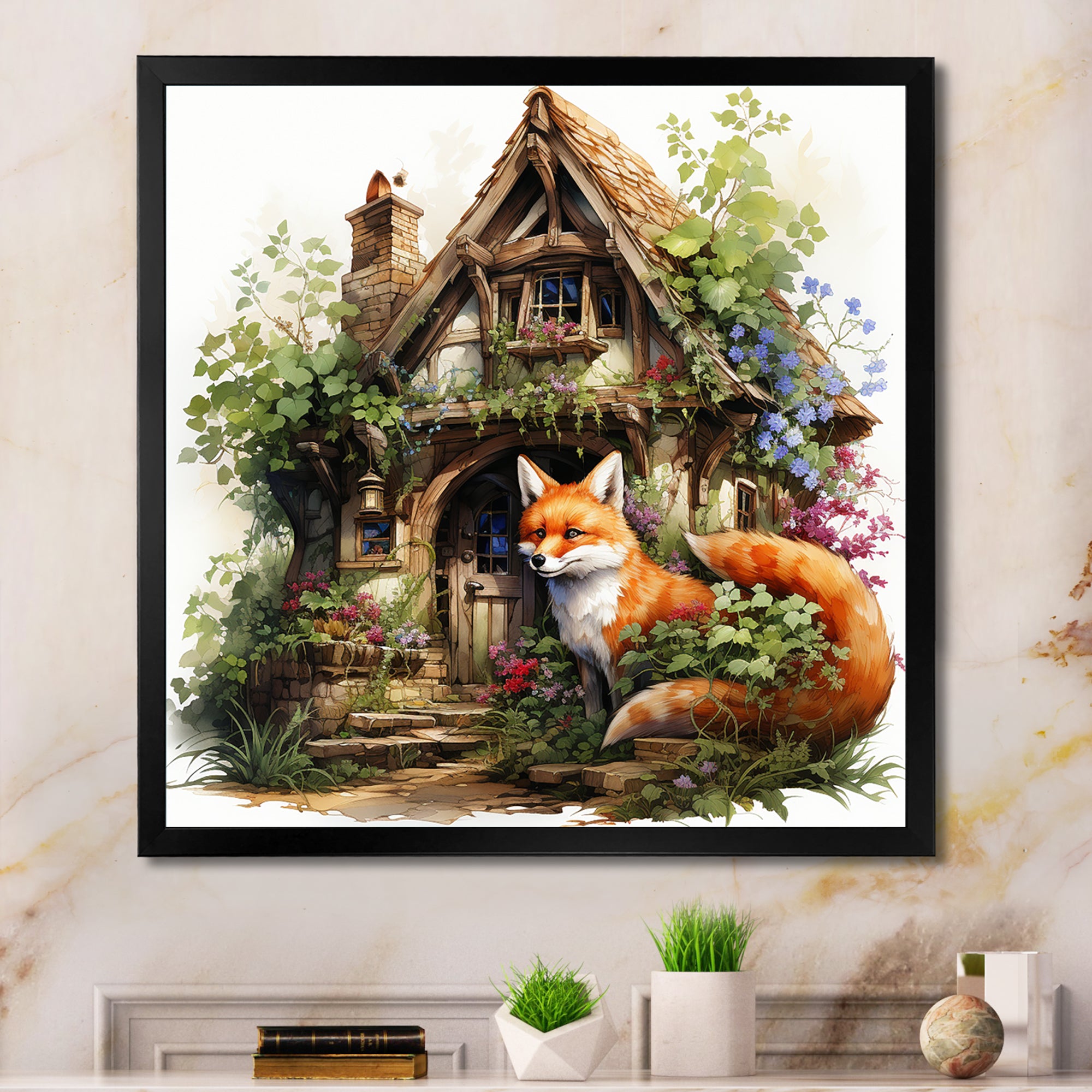 Fox's elegant treehouse blooms - Fox Wall Decor