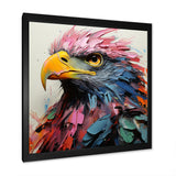 Pink and blue Majesty Eagle - Eagle Home Decor Art