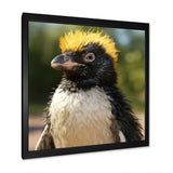 Penguin photo portrait - Black Penguin Wall Art