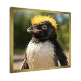 Penguin photo portrait - Black Penguin Wall Art