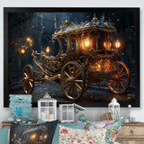 Vintage old American Cart I - Old American Cart Canvas Wall Art