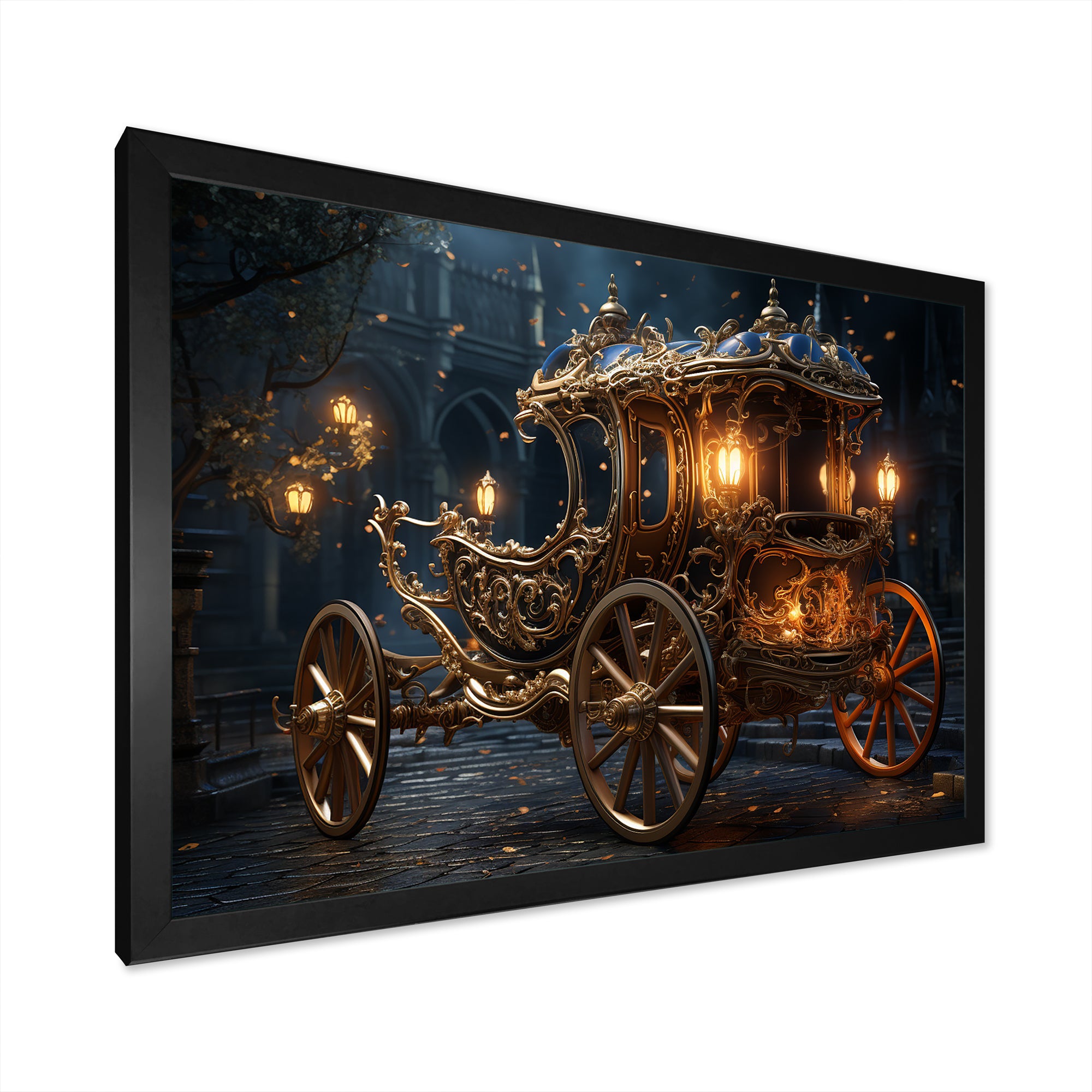 Vintage old American Cart I - Old American Cart Canvas Wall Art