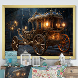 Vintage old American Cart I - Old American Cart Canvas Wall Art