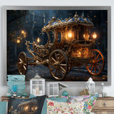Vintage old American Cart I - Old American Cart Canvas Wall Art