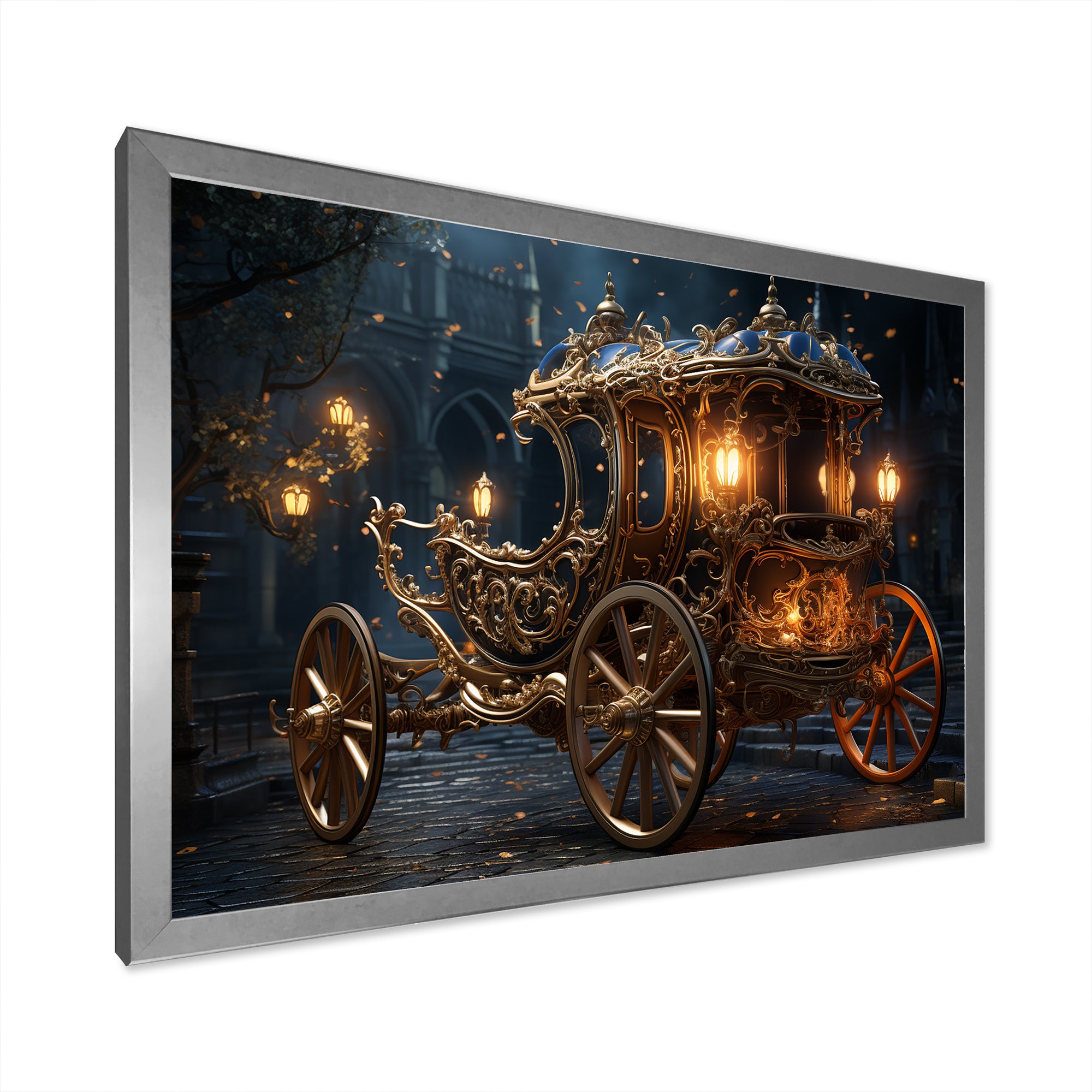 Vintage old American Cart I - Old American Cart Canvas Wall Art