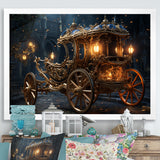 Vintage old American Cart I - Old American Cart Canvas Wall Art