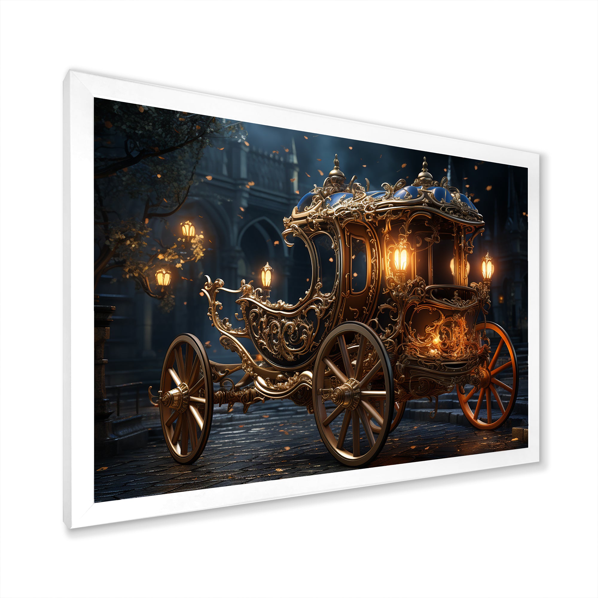 Vintage old American Cart I - Old American Cart Canvas Wall Art