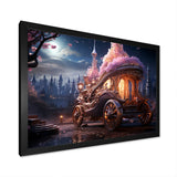 Enchanted Princess Carriage I - Old American Cart Canvas Wall Art