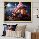 Enchanted Princess Carriage I - Old American Cart Canvas Wall Art