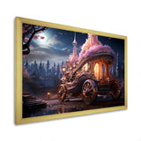Enchanted Princess Carriage I - Old American Cart Canvas Wall Art