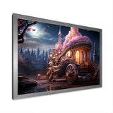 Enchanted Princess Carriage I - Old American Cart Canvas Wall Art