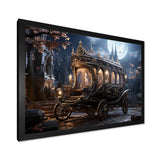 Enchanted Evening Carriage - Old American Cart Canvas Wall Art