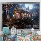 Enchanted Evening Carriage - Old American Cart Canvas Wall Art