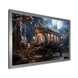 Enchanted Evening Carriage - Old American Cart Canvas Wall Art