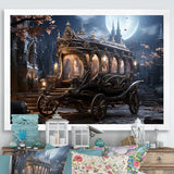 Enchanted Evening Carriage - Old American Cart Canvas Wall Art